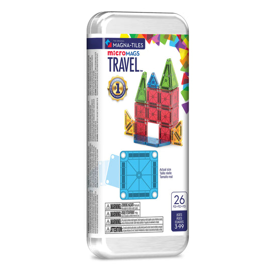Magna-Tiles microMAGS Travel 26-Piece Set