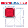 Magna-Tiles microMAGS Travel 26-Piece Set
