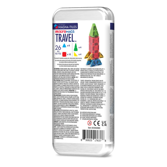 Magna-Tiles microMAGS Travel 26-Piece Set