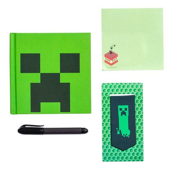 Minecraft Creeper Block Stationery Set