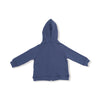 French Terry Navy Zip Hoodie