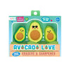 Avocado Love Eraser & Sharpener Set