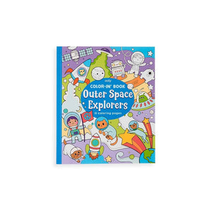 Outer Space Explorers Coloring Book