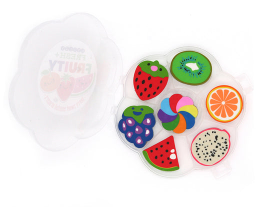 Fresh and Fruity Scented Eraser Set