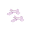 Solid Winsome Orchid 2-Pack Hair Bow with Clip