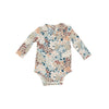 Painted Fall Floral Peter Pan Collar Bodysuit