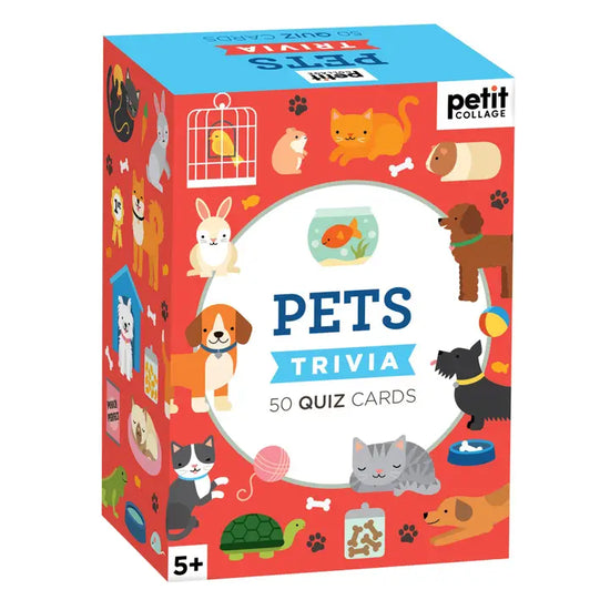 Pets Trivia Quiz Cards
