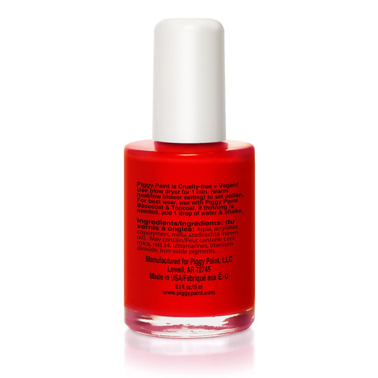 "Sometimes Sweet" Bright Red Nail Polish