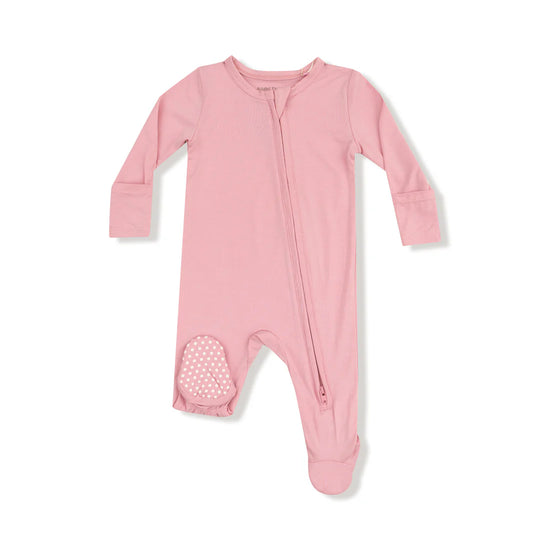 Pink Dolphin 2 Way Zipper Footie