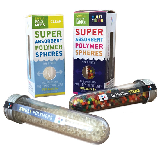 Swell Polymer Rainbow Spheres