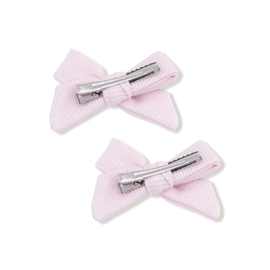 Potpourri Pink Hair Bows with Clips (2 pack)
