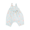 Pretty Seashells Tie-Back Muslin Romper