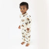 Vintage Puppy Faces Raglan Sweatshirt & Jogger Set
