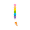 Rainbow Scoops Vanilla-Scented Stacking Erasable Crayons
