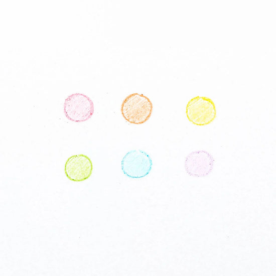 Rainbow Scoops Vanilla-Scented Stacking Erasable Crayons