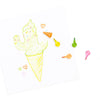 Rainbow Scoops Vanilla-Scented Stacking Erasable Crayons