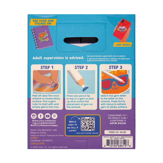 Razzle Dazzle Gem Sticker Kit (2 styles available)