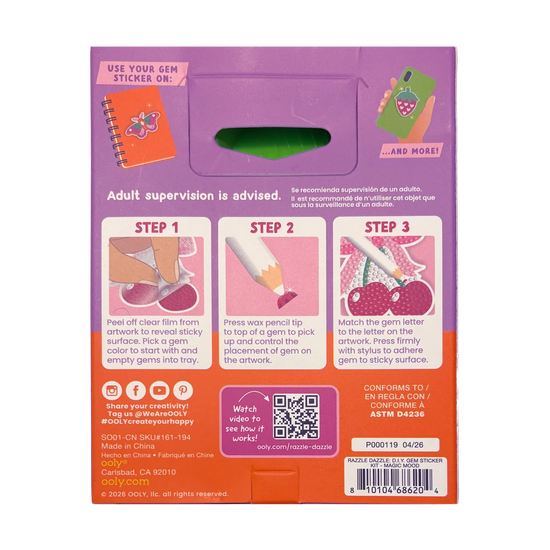 Razzle Dazzle Gem Sticker Kit (2 styles available)