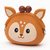 Reindeer Silicone Coin Pouch
