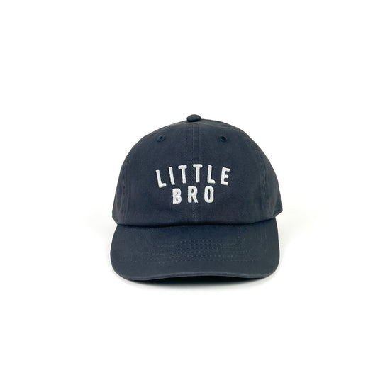Little Bro Baseball Hat, Charcoal