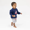 Sailboat Raglan French Terry Sweatshirt & Shorts Set