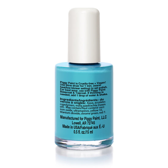 "Sea-quin" Turquoise Nail Polish