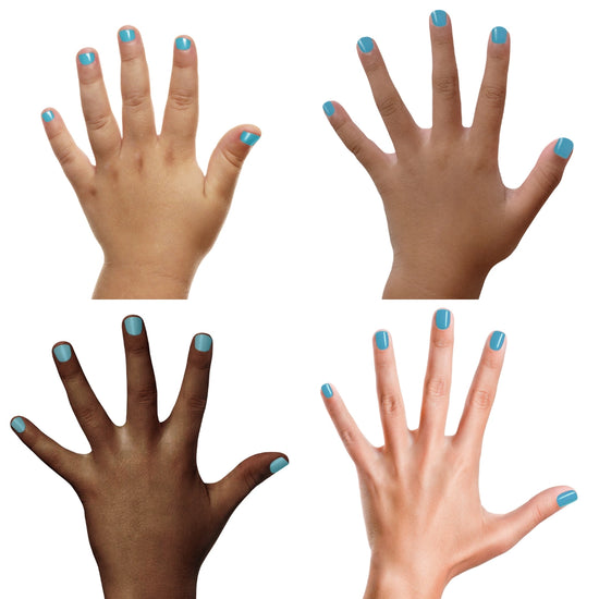 "Sea-quin" Turquoise Nail Polish