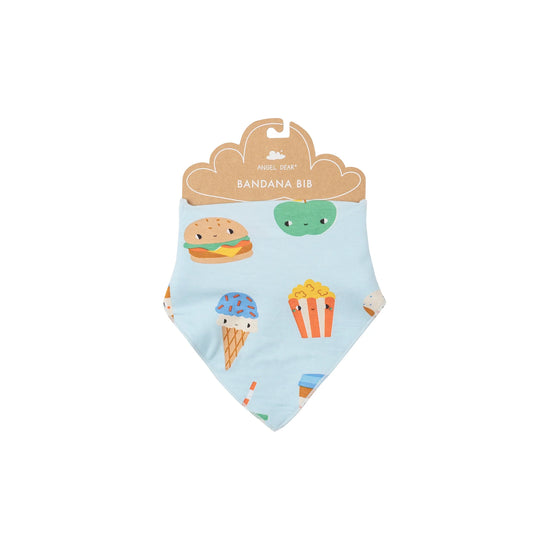 Send Snacks Bandana Bib, Blue