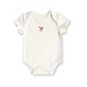 Organic Ski Bear Onesie