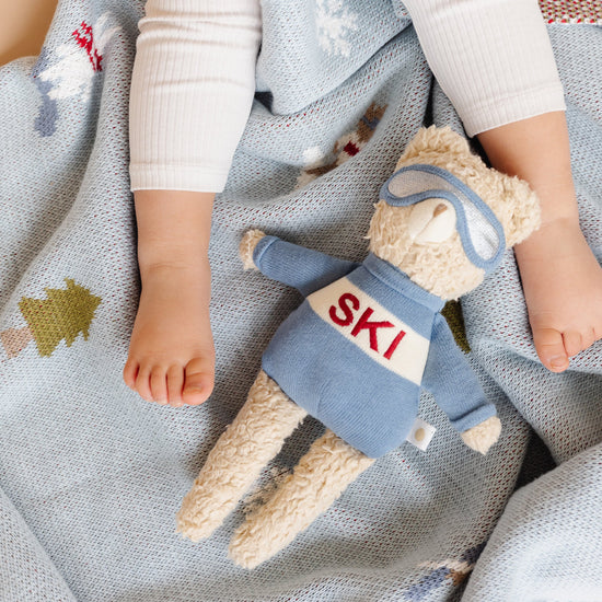 Ski Organic Cotton Blanket