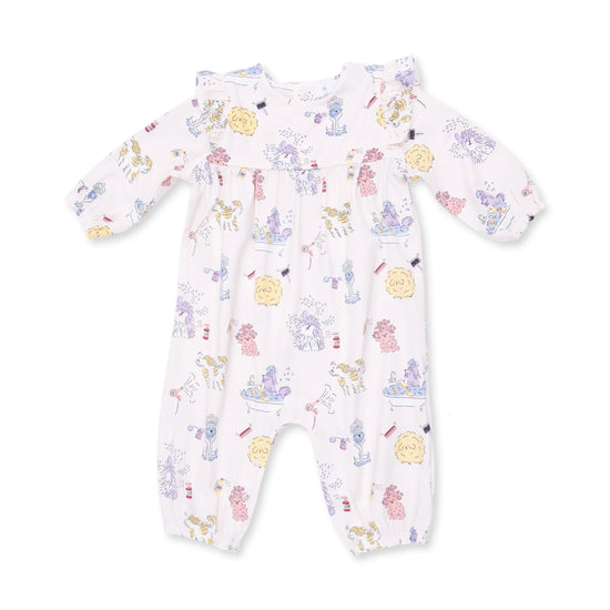 Spa Dogs Ruffle Sleeve Romper