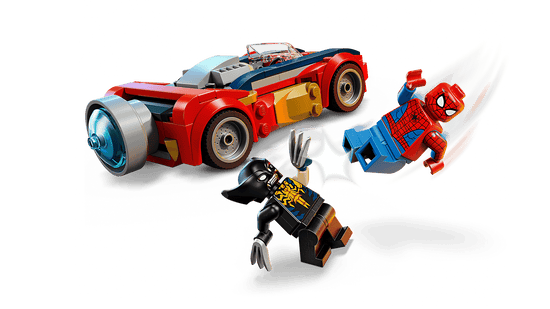 Spider-Man Car vs. Venomized Wolverine