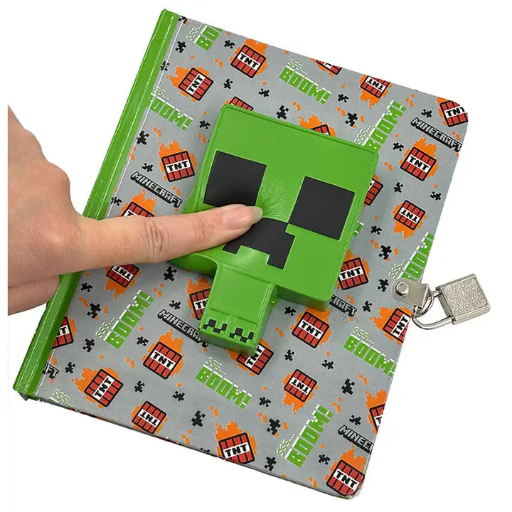 Minecraft Squishy Creeper Lock and Key Diary – Bicycle Pie
