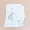 Gray Bunny, Stars & Moon Organic Cotton Blanket
