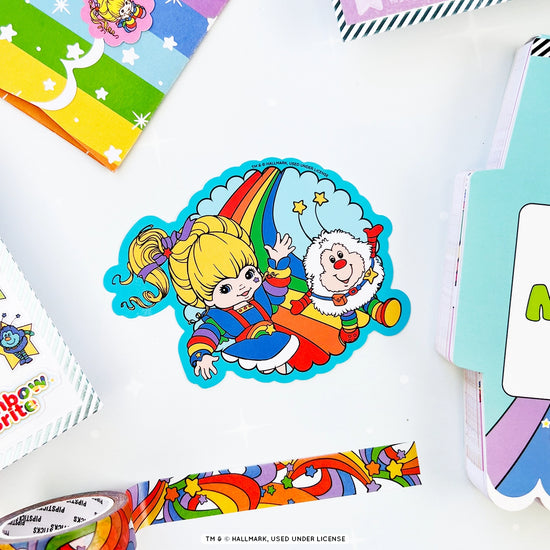Colorbeams Rainbow Brite & Twink Vinyl Sticker