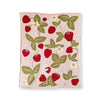 Strawberry Bunny Organic Baby Blanket