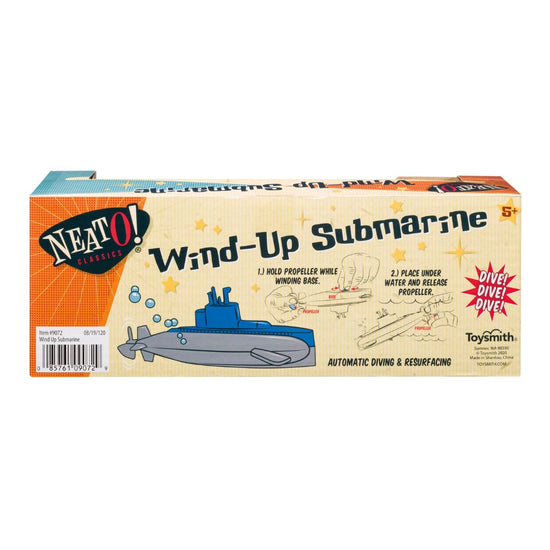 Neato! Wind Up Diving Submarine