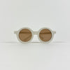 Round Sunglasses, Ivory