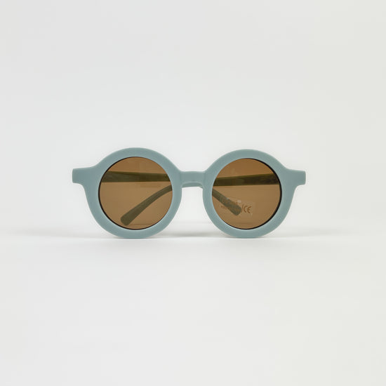 Round Sunglasses, Sky Blue