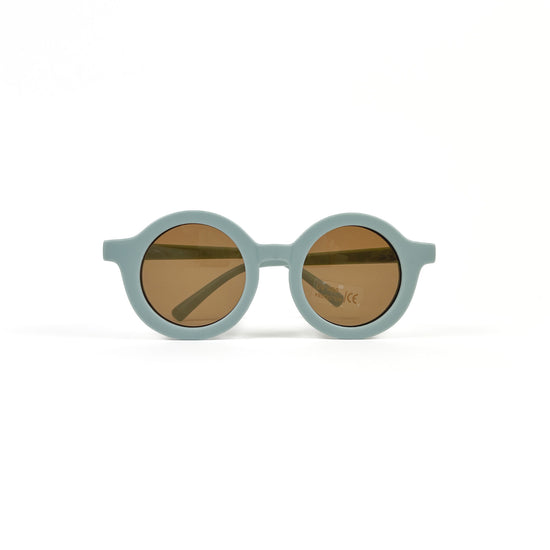 Round Sunglasses, Sky Blue