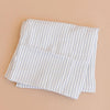 Blue Stripe Organic Muslin Swaddling Blanket