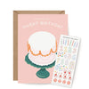 Sticker Scene Birthday Card (other styles available)