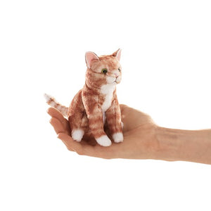 Orange Tabby Cat Fingerpuppet