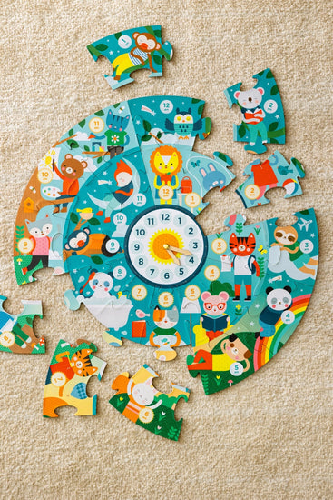 Telling the Time 25-Piece Floor Puzzle