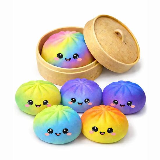 Tie Dye Mystery Squishy Dumpling, 4"