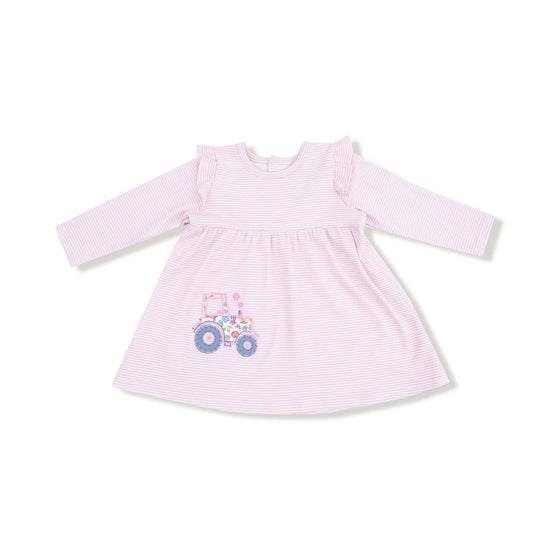 Fall Fruit Floral Long Sleeve Dress with Leggings