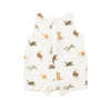 Watercolor Puppies Shortie Romper