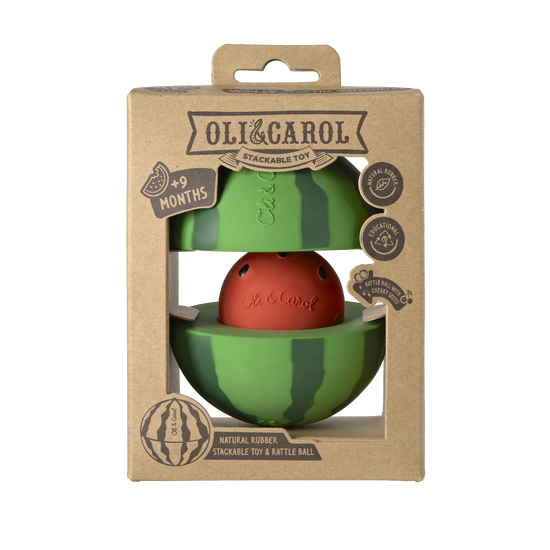 Watermelon Stacking Toy & Rattle Ball