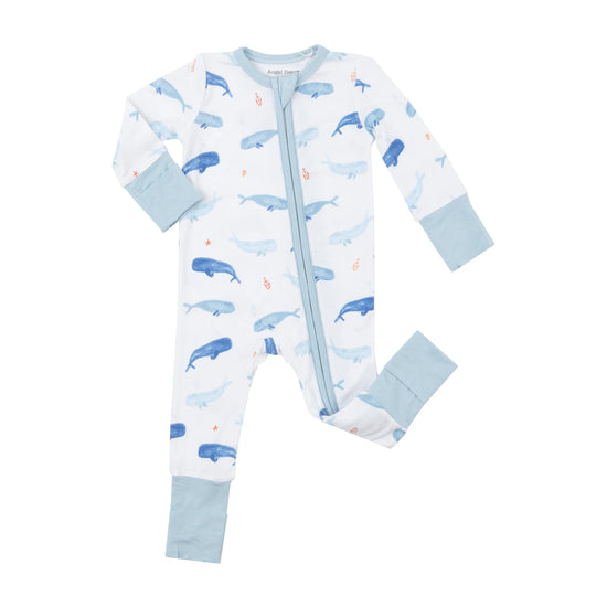 Whale Hello There 2-Way Zipper Romper