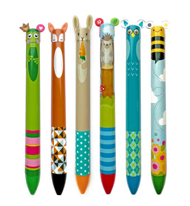 Twice as Nice 2 Color Click Pens (assorted styles)